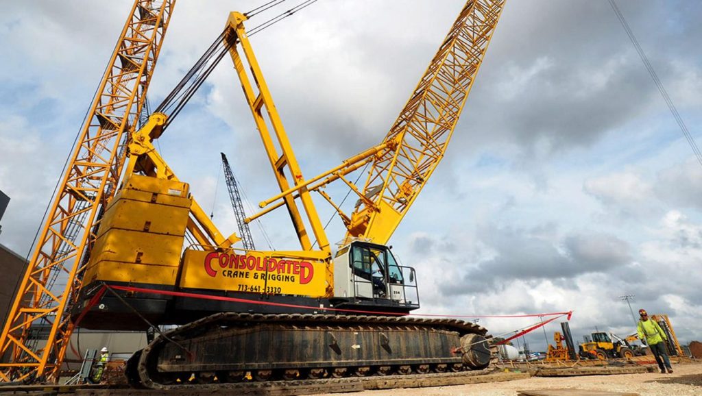 Alat berat Crawler crane