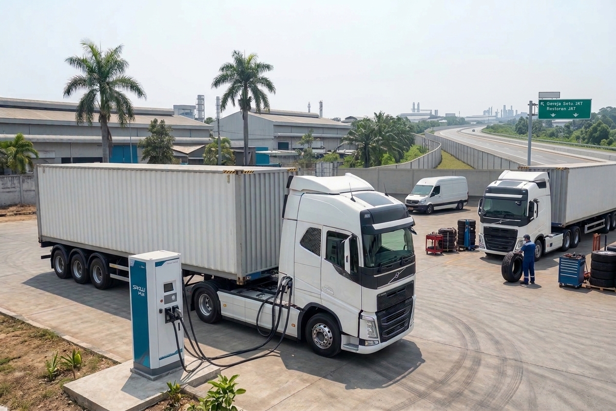 Truk Berenergi Listrik di Indonesia: Mengenal Kelebihan, Kelemahan, dan Kesiapan Sektor Operasional