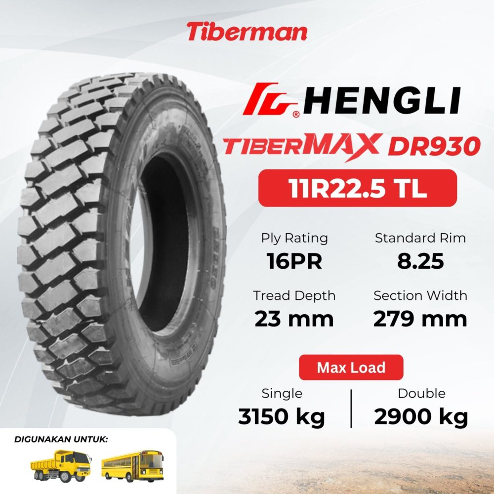Hengli TiberMAX DR930 11R22.5 16PR