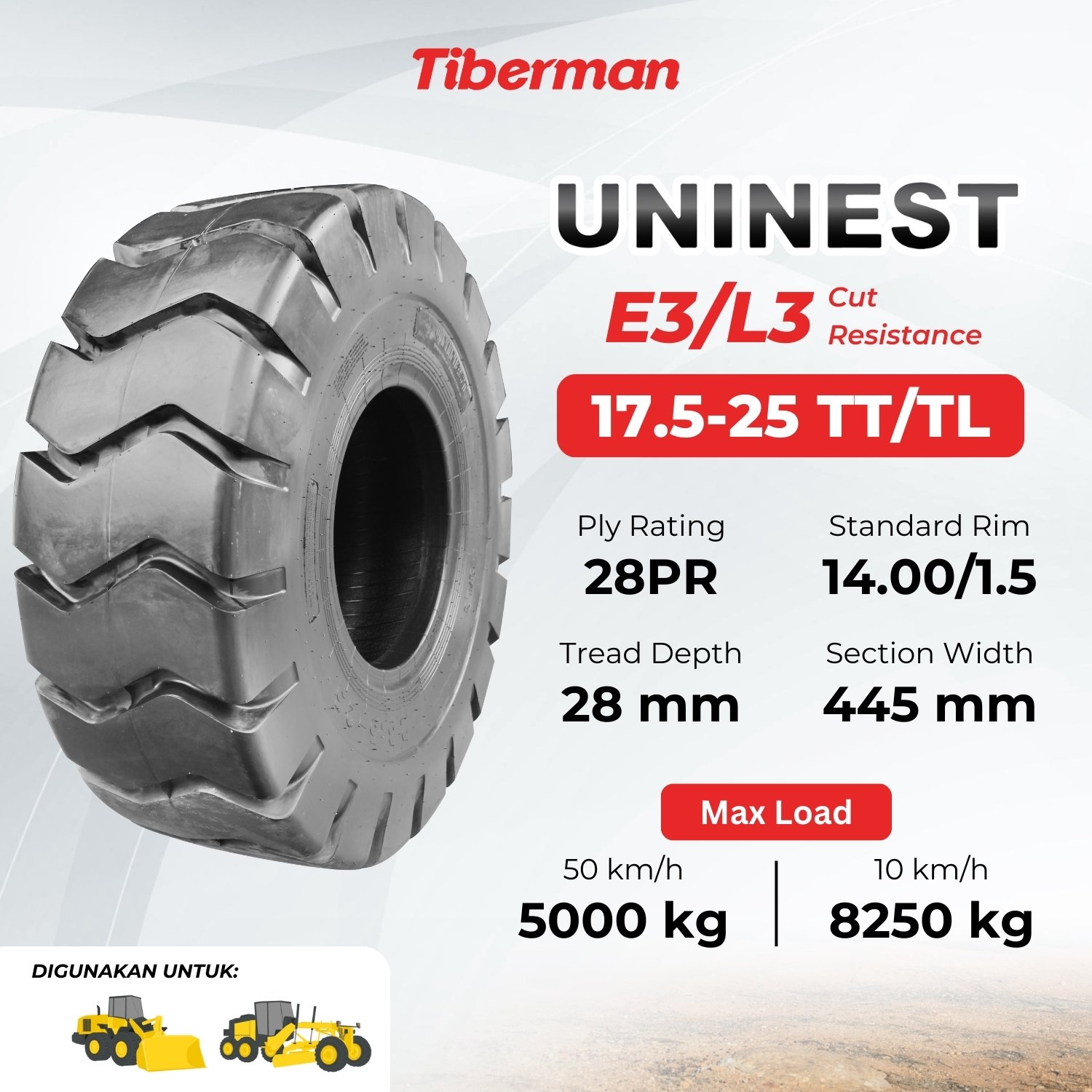 Uninest E3/L3 Cut Resistance 17.5-25 28PR