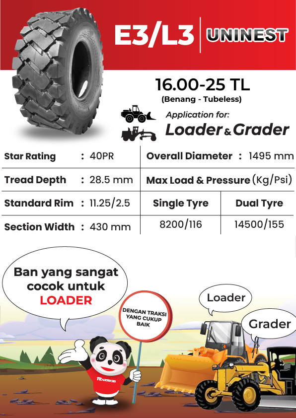Uninest E3/L3 16.00-25 40PR