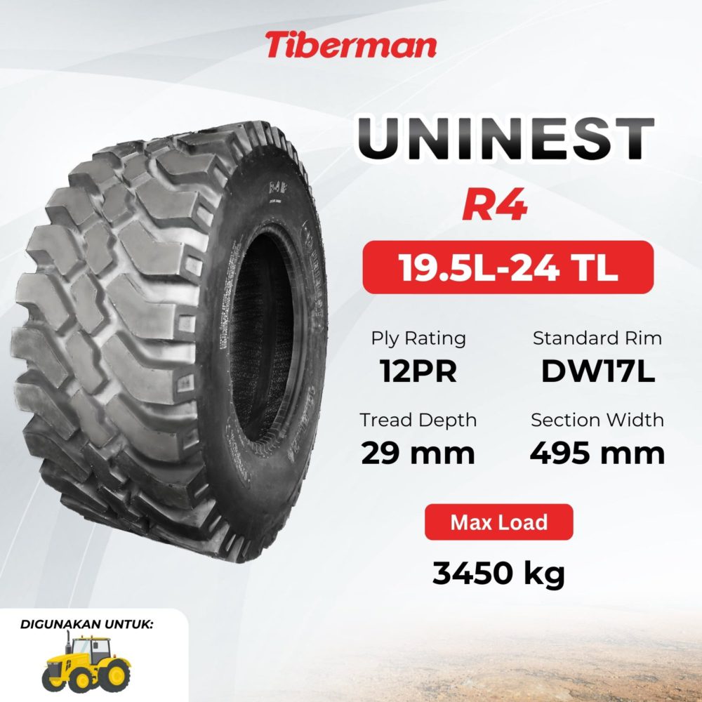 Uninest R4 19.5L-24 12PR