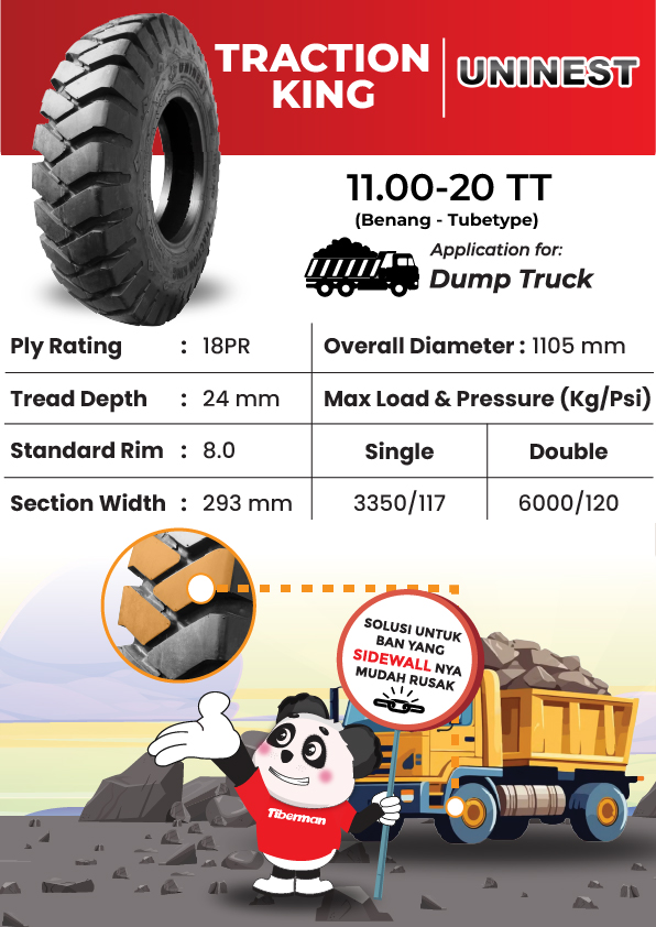 Uninest Traction King 11.00-20 18PR
