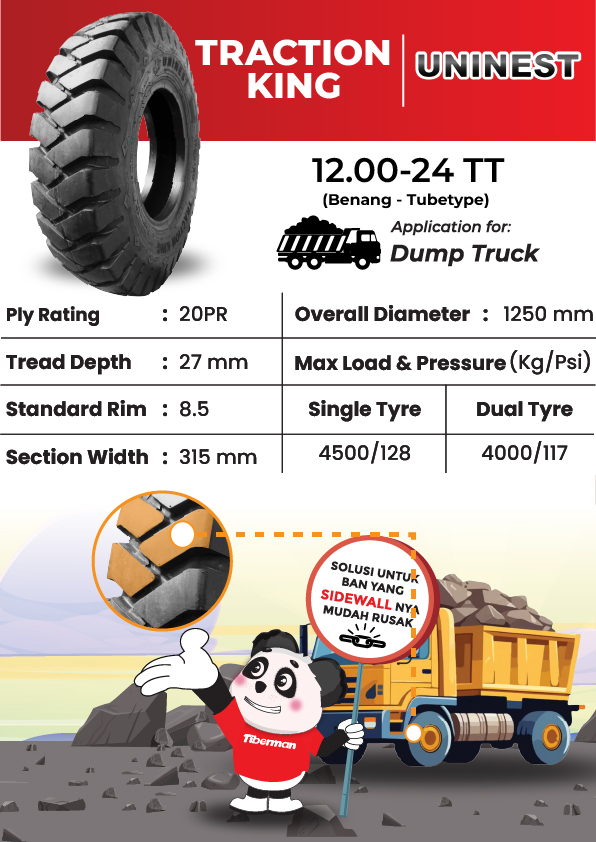Uninest Traction King 12.00-24 20PR