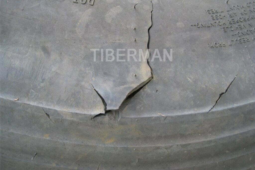 Kerusakan pada sidewall (Sidewall cut)