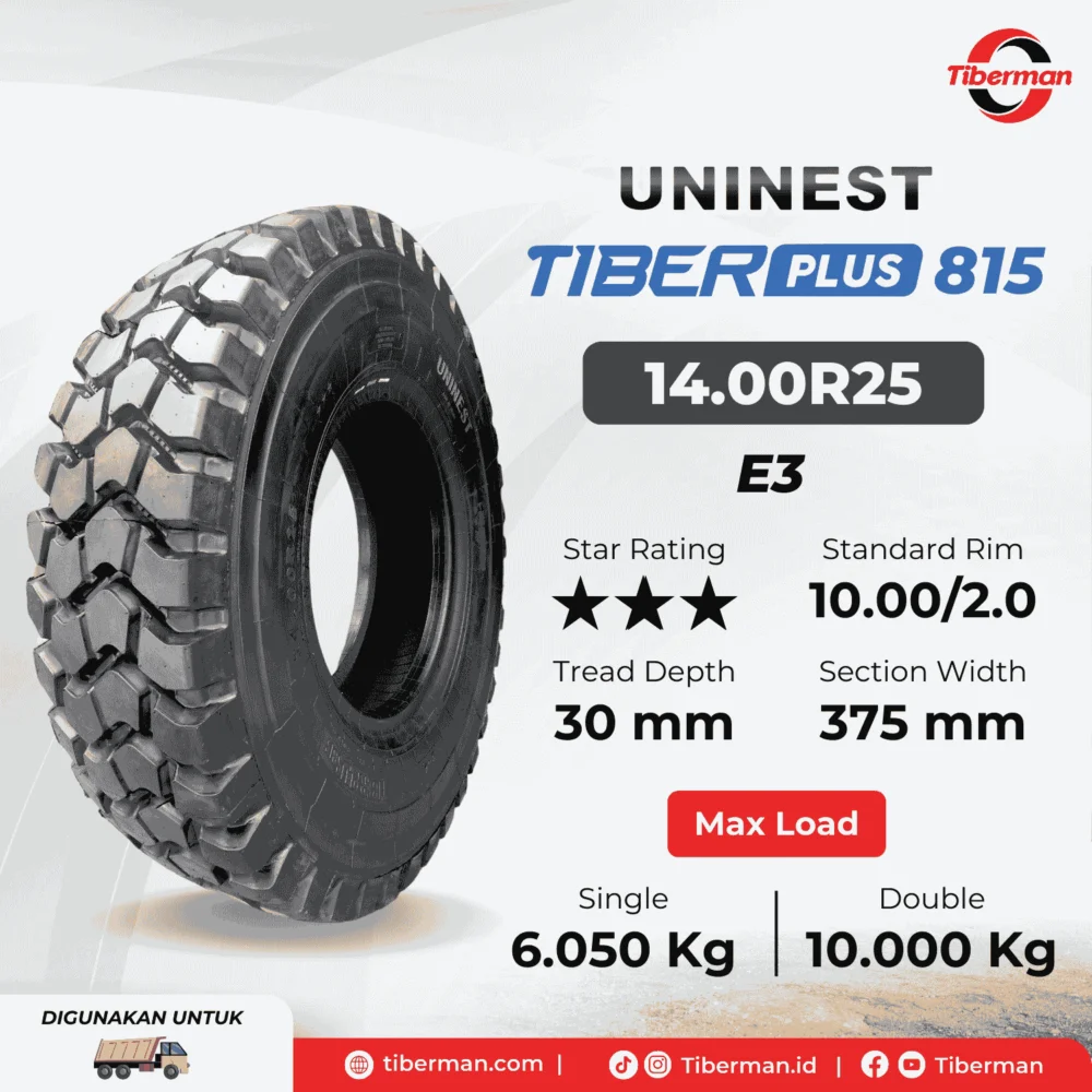 Uninest Tiberplus 815 14.00R25 *** E3