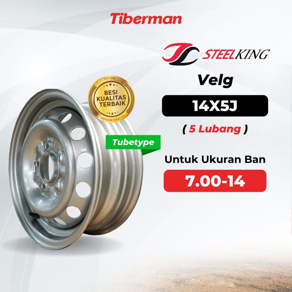 Velg SteelKing 7.00-5JX14 (5 Lubang)