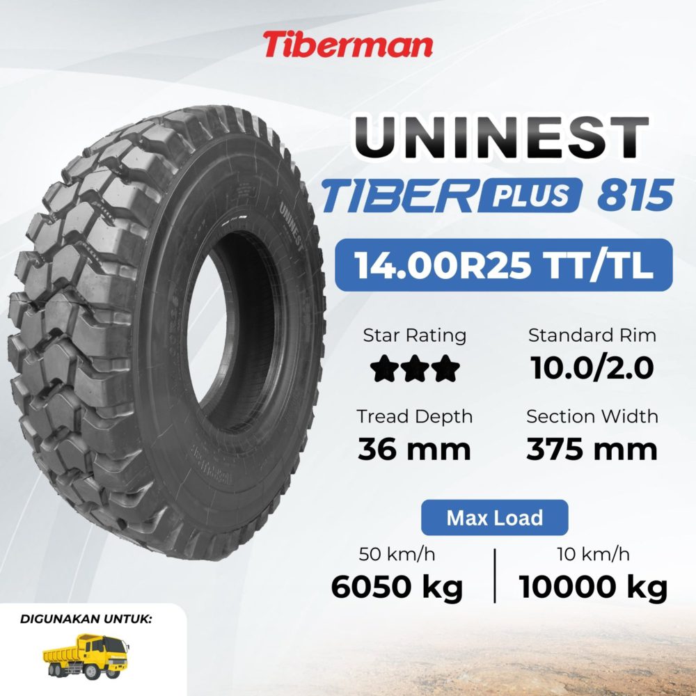 Uninest Tiberplus 815 14.00R25 *** E4