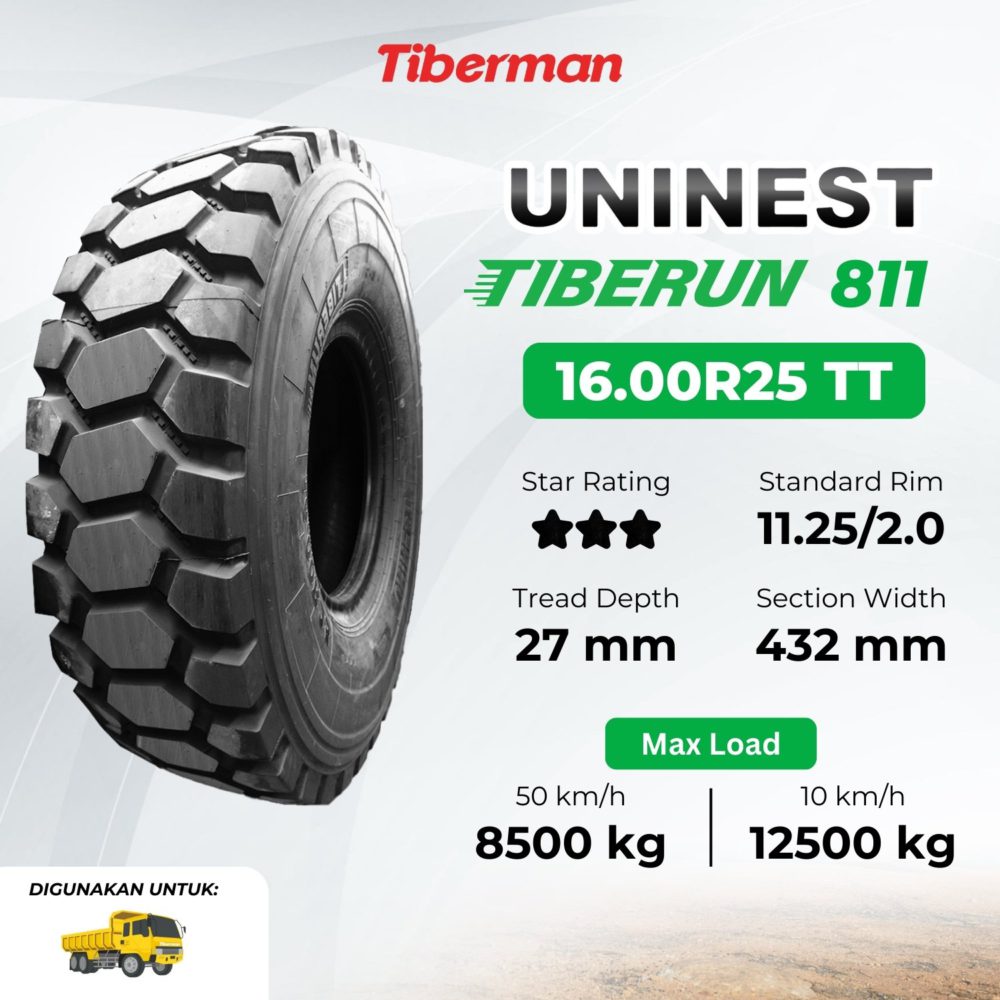 Uninest TiberPlus 811 16.00R25 *** E3