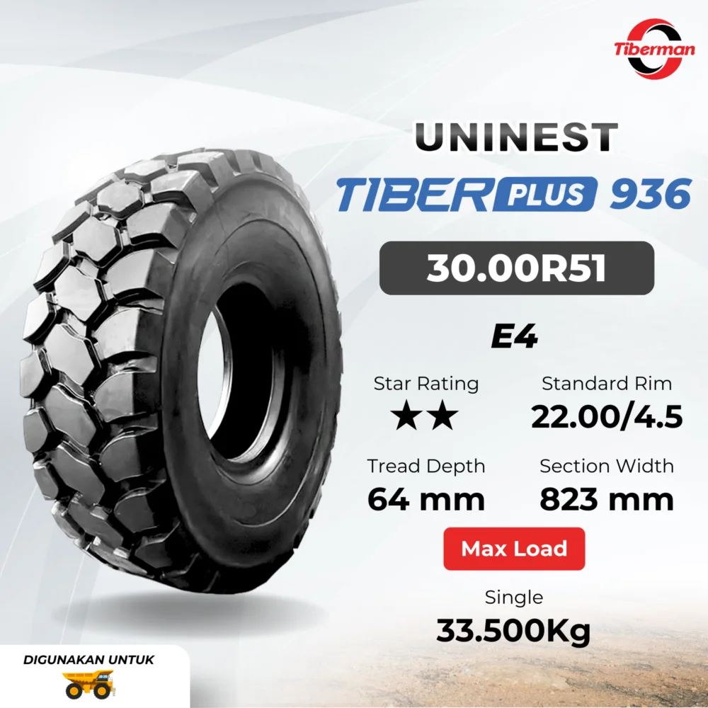Uninest Tiberplus 936 30.00R51 ** E4