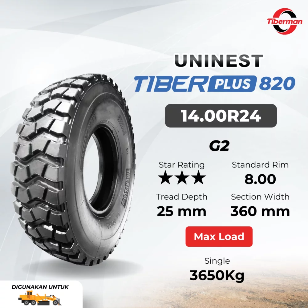 Uninest Tiberplus 820 14.00R24 *** G2