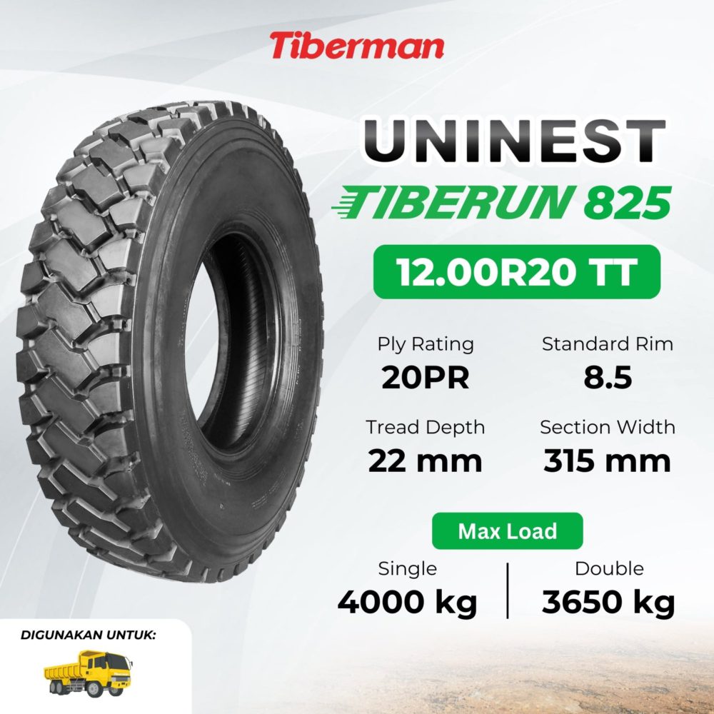 Uninest Tiberun 825 12.00R20 20PR