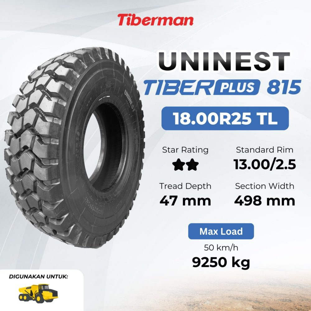 Uninest TiberPlus 815 18.00R25 ** E4