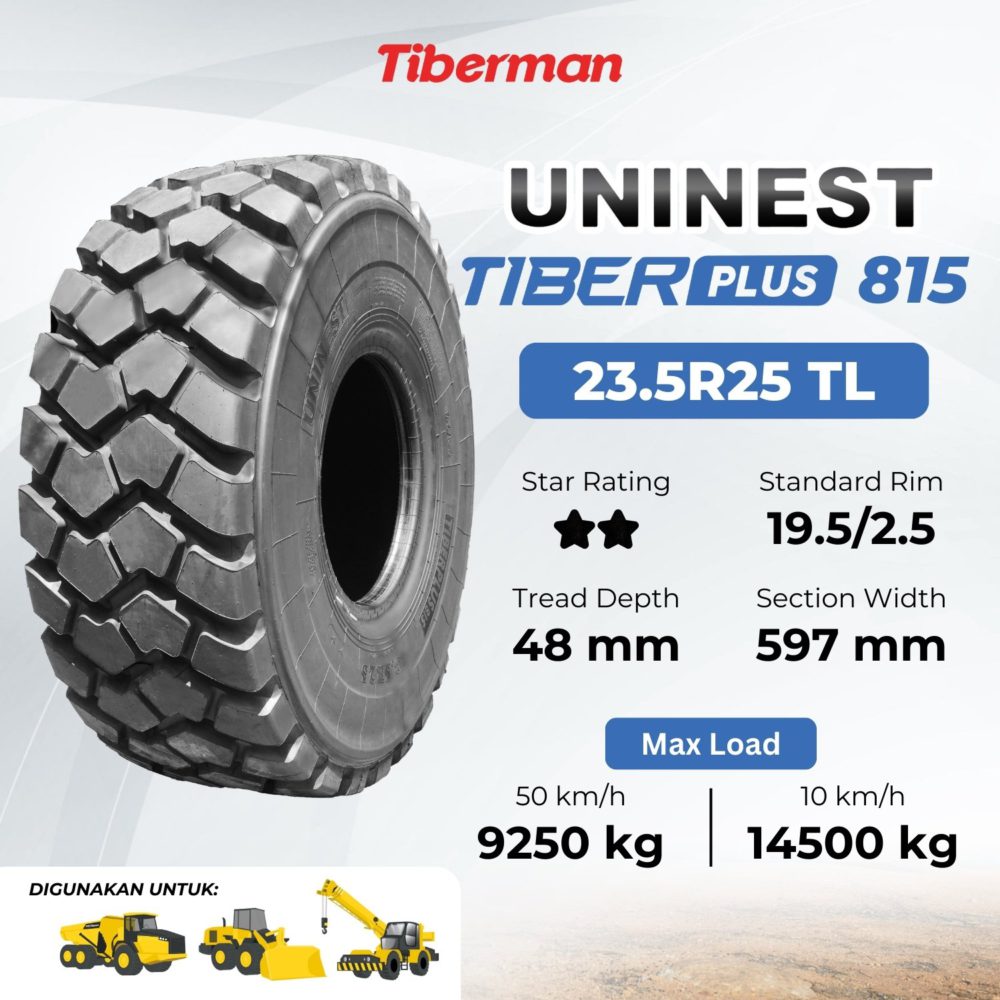 Uninest TiberPlus 815 23.5R25 ** E4/L4