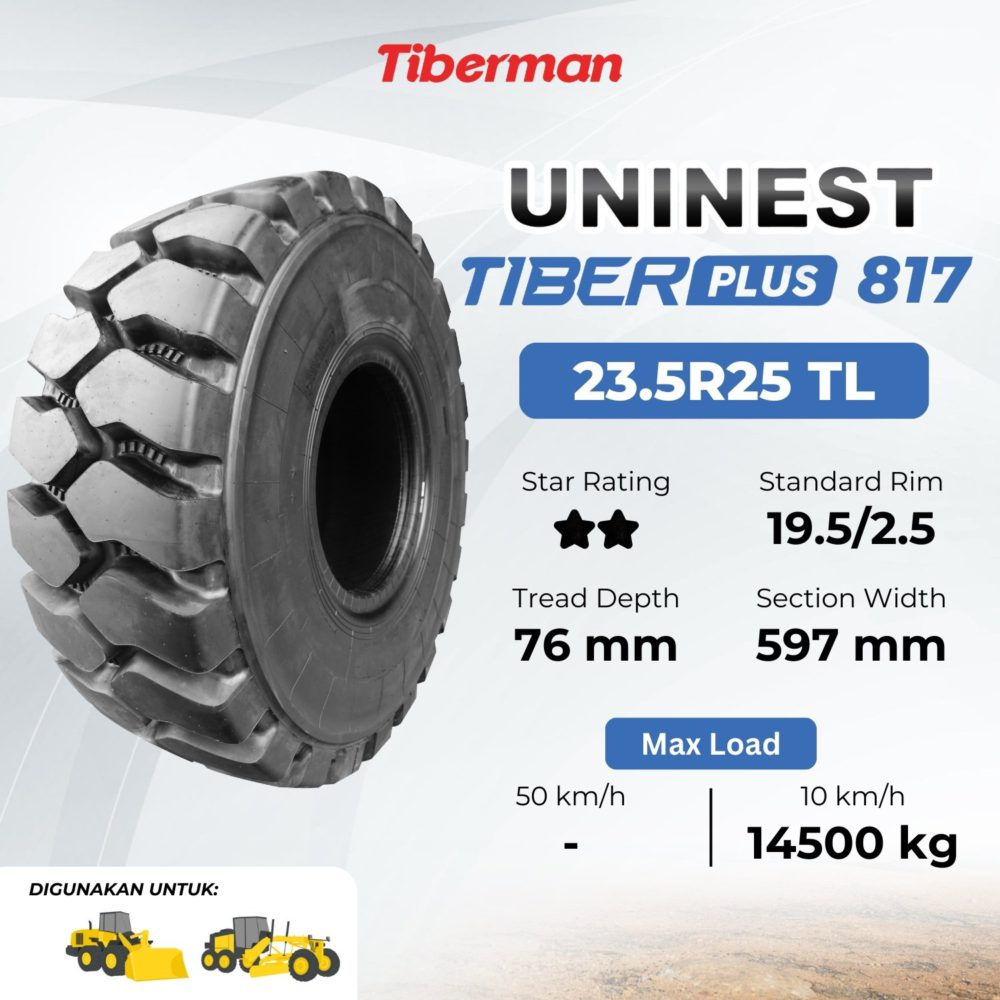 Uninest TiberPlus 817 23.5R25 ** L5