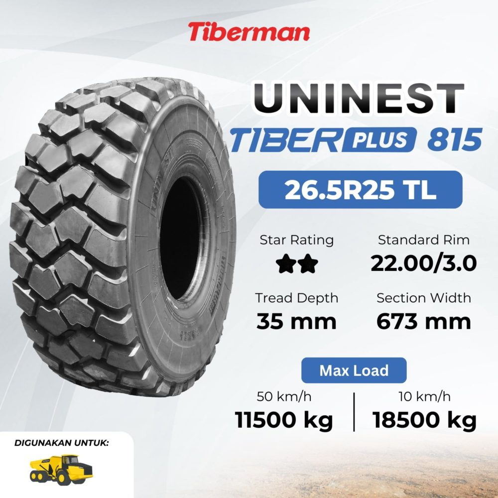 Uninest TiberPlus 815 26.5R25 ** E3/L3