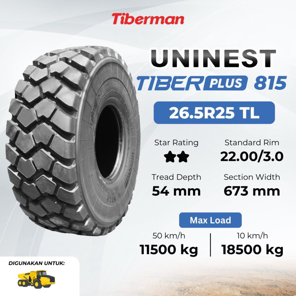 Uninest Tiberplus 815 26.5R25 ** E4/L4