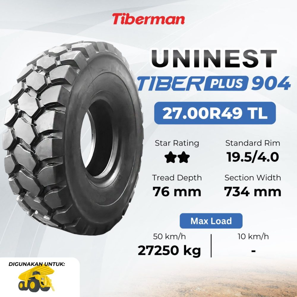 Uninest TiberPlus 904 27.00R49 ** E4