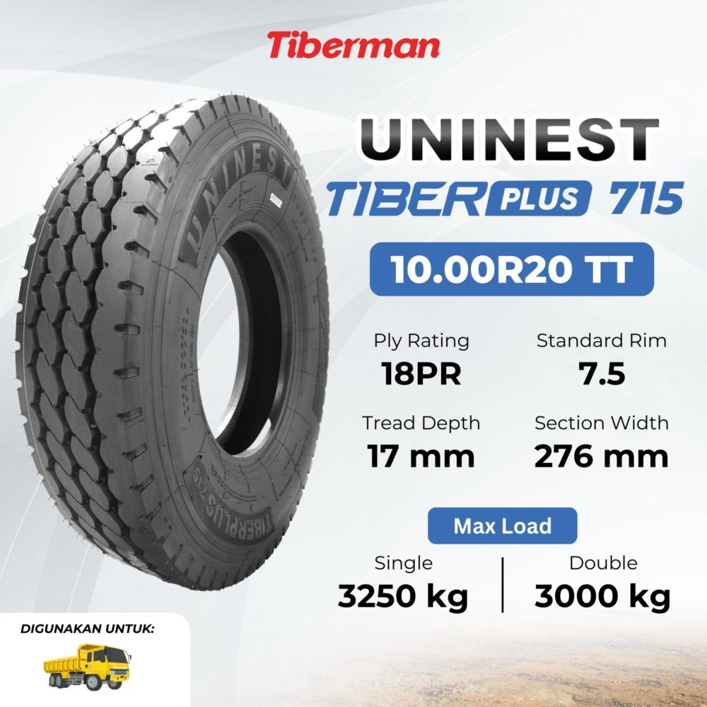 Uninest TiberPlus 715 10.00R20 18PR