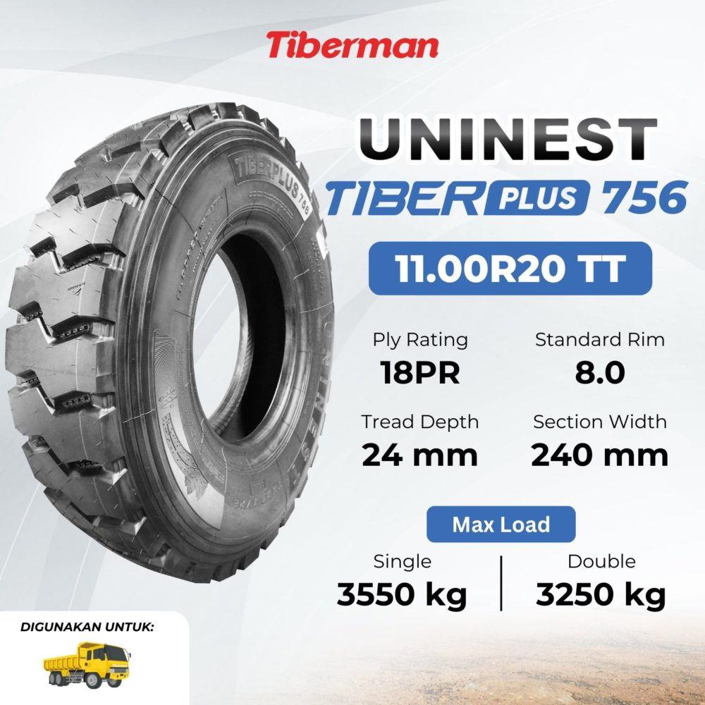 Uninest TiberPlus 756 11.00R20 18PR