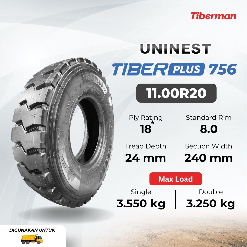 Uninest TiberPlus 756 11.00R20 18PR