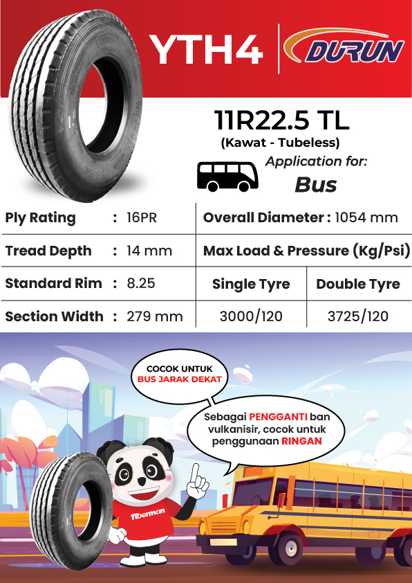 Durun YTH4 11R22.5 16PR