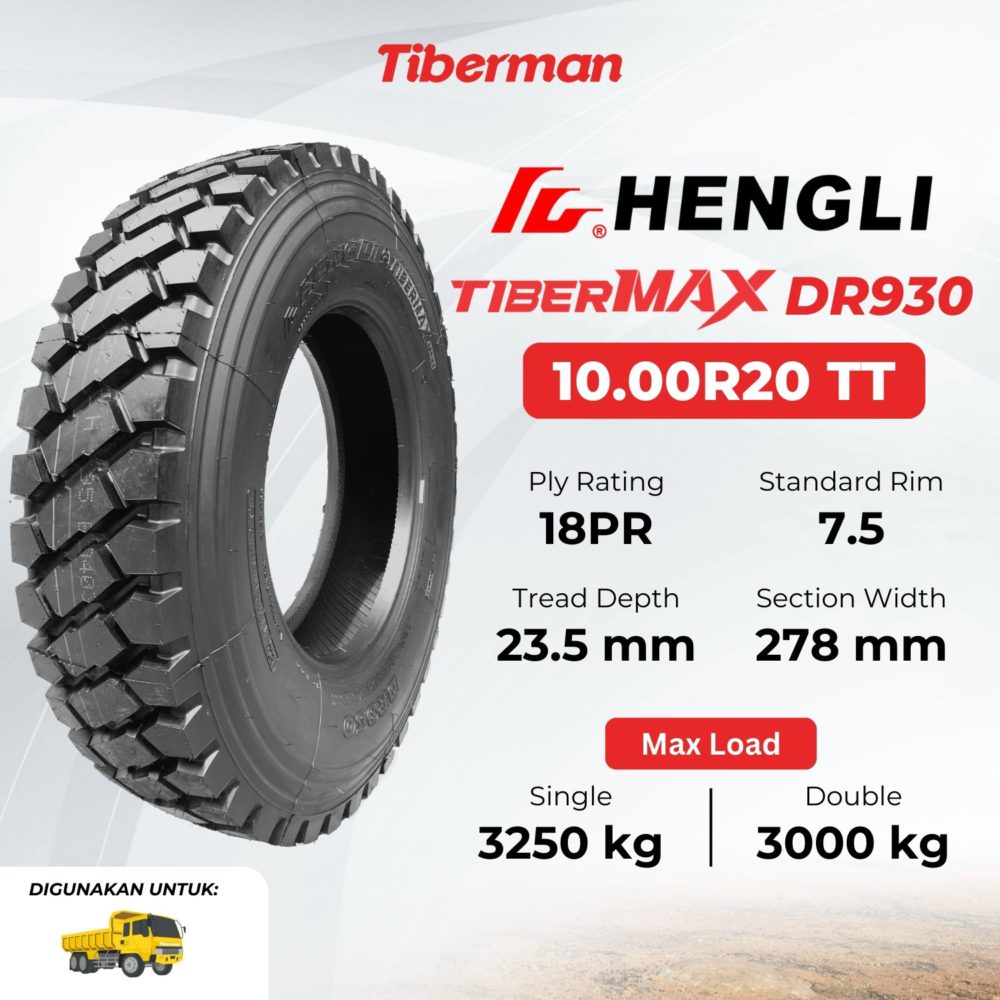 Hengli TiberMAX DR930 10.00R20 18PR