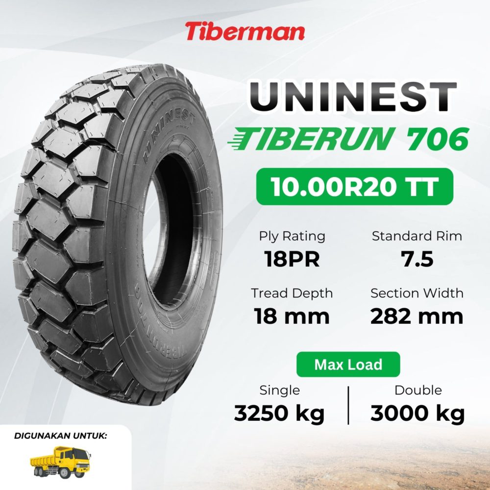Uninest Tiberun 706 10.00R20 18PR