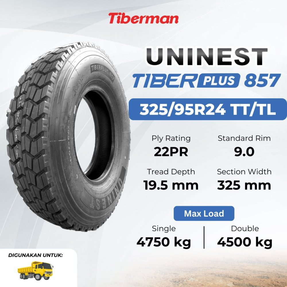 Uninest TiberPlus 857 325/95R24 22PR