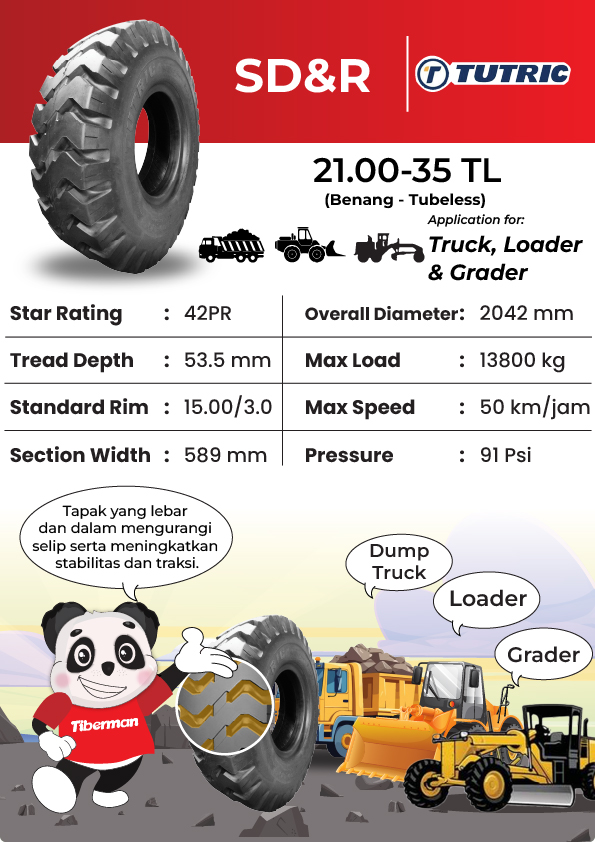 Tutric SD&R 21.00-35 42PR