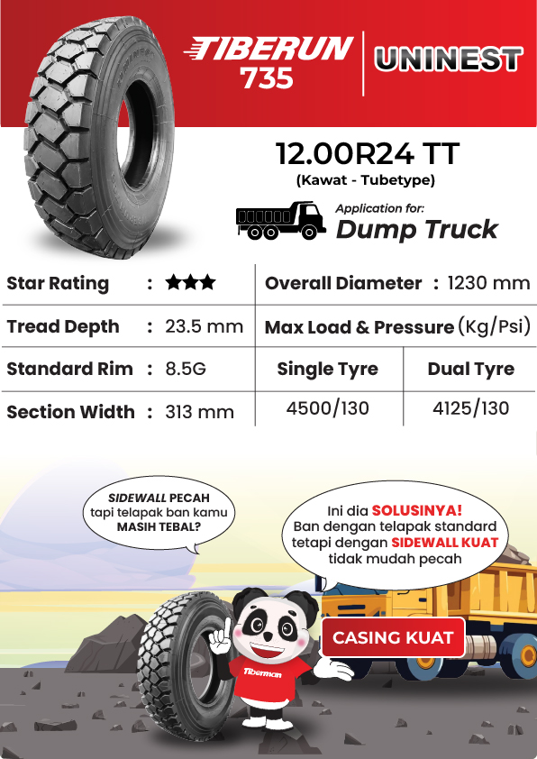 Uninest Tiberun 735 12.00R24 ***
