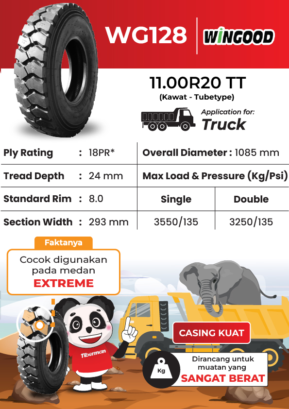 Wingood WG128 11.00R20 18PR